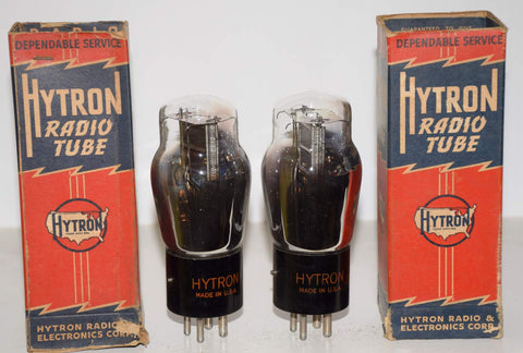 (!!!!) (Best Pair #2) 71A Sylvania NOS 1946-1947 branded Hytron (23.4ma and 22ma)