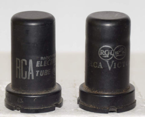 (!!!) (Pair) 6AC7 RCA used/test like new 1948 - 1954 (11.6/12.5ma)