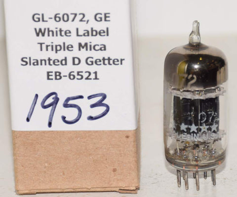 (!!!!!) (Best Value Single 1953) GL-6072 GE 5 star triple mica black plates