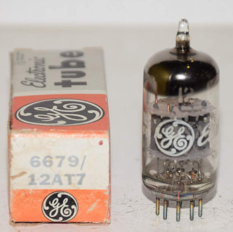 (!!!) (Single) 12AT7 GE gray plate NOS 1978 (9.5ma/12.5ma)