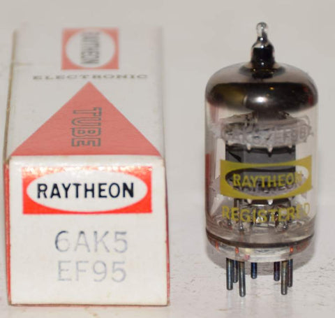 (!) (Best SIngle) EF95=6AK5 Raytheon Toshiba Japan NOS 1960's (8.6ma)
