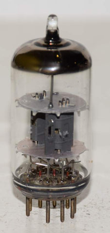 (!!) (Good Value) 12AT7 Telefunken Germany <> bottom used/good 1960's no printing (7.6ma/7.6ma) 1-2% section balance