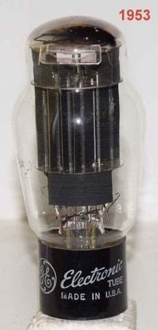 (!!!) (Single) 6AS7G RCA branded GE black plates used/good 1953 (114/75ma)