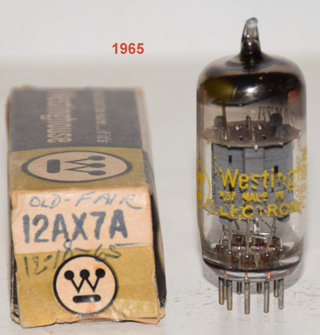 (!!) (Best Single) 12AX7A Westinghouse pinched gray plates