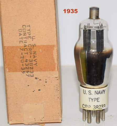 38233=2C21 Raytheon ceramic base NOS 1940's