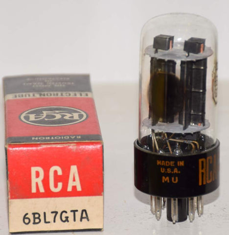 (!!) 6BL7GTA RCA low hours/like new 1962 (38.4ma/38.2ma) 1-2% section balance