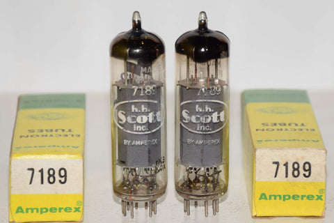 (!) (PAIR) 7189 HH Scott by Amperex Holland