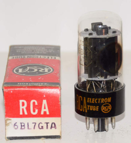 (!!) 6BL7GTA RCA low hours/like new 1961 (42.2ma/43.6ma) 1-2% section balance