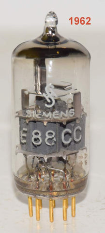(!!!) (Best Single #2) E88CC=6922 Siemens Halske Germany NOS 1962 (13.6/14.6ma) 1-5% section balance