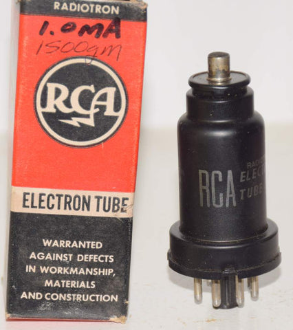 6F5 RCA metal can NOS 1950's (1.0ma Gm=1500)