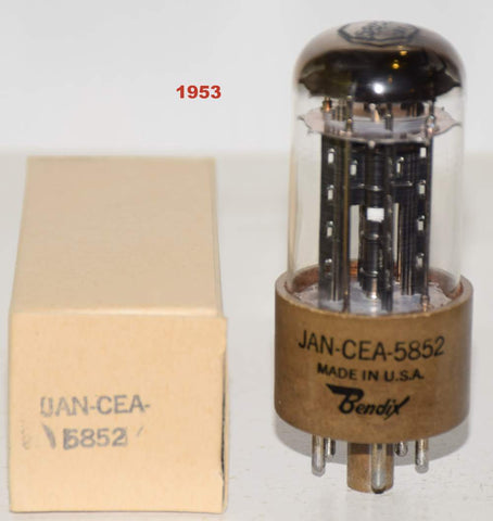 (!!!!) (Single) 5852=6X5GT Bendix NOS 1950's * (SPECIAL PRICE) *