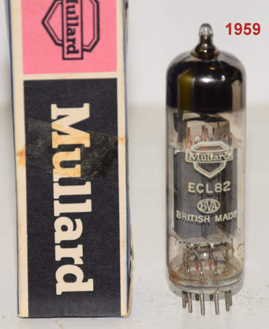 (!) (SINGLE) 6BM8=ECL82 Mullard UK used/good 1959 (1.9ma/29ma)