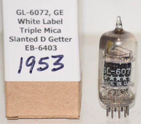 (!!!!!) (Best Single #2 1953) GL-6072 GE also branded LEAR 5 star triple mica black plates