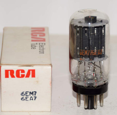 6EM7 RCA coin-base NOS 1971 (3.2ma/55ma)