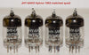 (!!!!) (Best Quad #1) JHY-6AK5 Hytron black plate NOS 1952 (8.2ma, 8.2ma, 8.3ma and 8.0ma) (!!!!) (Best Quad #1) JHY-6AK5 Hytron black plate NOS 1952 (8.2ma, 8.2ma, 8.3ma and 8.0ma)