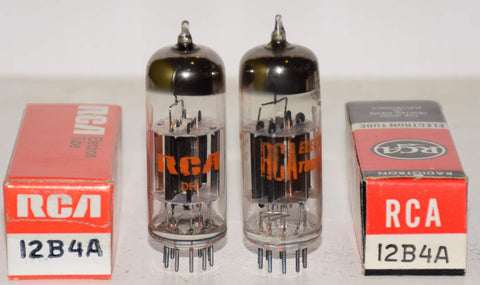 (!) (Recommended Pair) 12B4A RCA NOS 1969-1971 (42ma and 47ma)