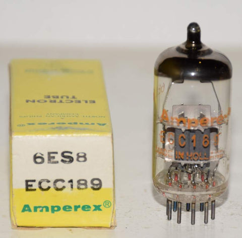 (!!!!) (Single) ECC189=6ES8 Amperex Holland NOS 1972 (10.5/13.5ma)