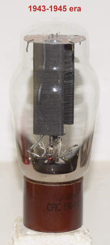 (!!) (BEST SINGLE) JAN-CRC-5R4GY RCA brown base NOS 1943-1945 (52/40 and 54/40)