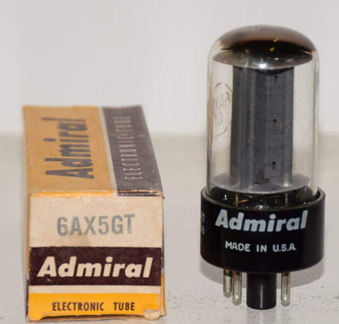 6AX5GT RCA branded Admiral NOS 1960 (54/40 and 54/40)