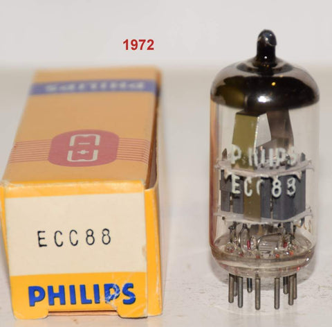 (!!!!) (Best Value Single) 6DJ8=ECC88 Philips Holland NOS 1972