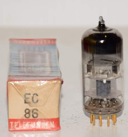 (!!) (Best Single #3) EC86 Telefunken Germany <> bottom NOS 1960's no printing (12.4ma) (Copy)