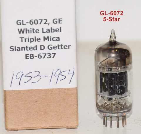 (!!!!!) (Best Value Single 1953) GL-6072 GE 5 star triple mica black plates