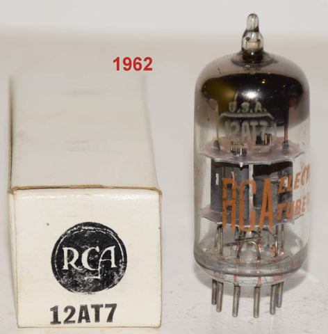 (!!!) (SINGLE) 12AT7 RCA gray plates