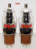 (!!!!) (Best Pair #1) 807 RCA black plate NOS 1969 (66.5ma and 67ma) (very close Gm) (!!!!) (Best Pair #1) 807 RCA black plate NOS 1969 (66.5ma and 67ma) (very close Gm)