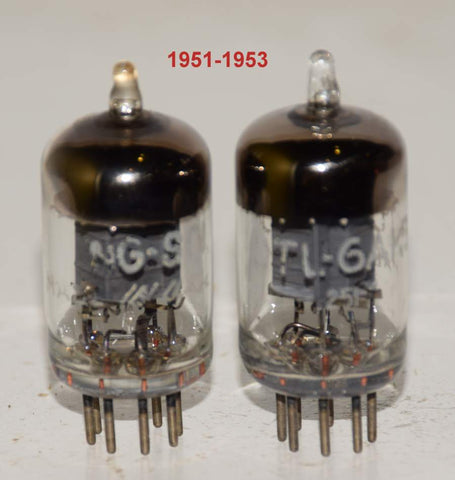 (!!!) (Pair) JTL-6AK5 Tungsol gray plate