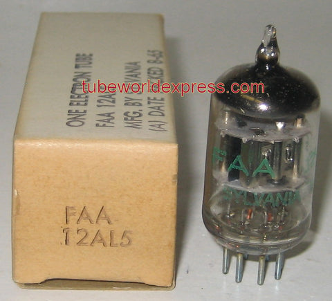 12AL5 Sylvania FAA NOS 1960's (2 in stock)