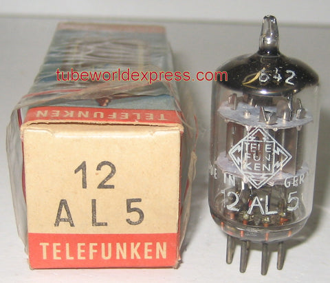 12AL5 Telefunken Germany <> bottom NOS 1963 (0 in stock)