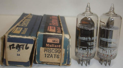 12AT6 Various Brands NOS (4 in stock)