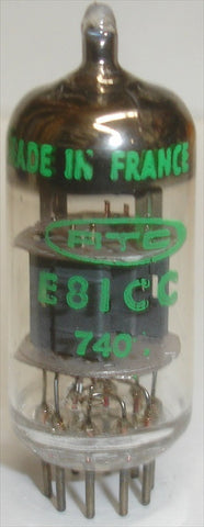 (!) 12AT7=E81CC RTC Radio Technique France NOS 1971 (7.8/8.0ma)