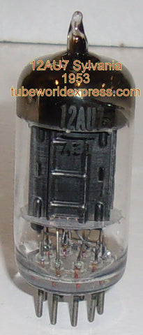 (!!) (Best Value Single 1953) 12AU7 Sylvania black plates