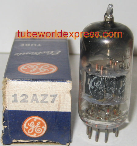 12AZ7 GE black plates