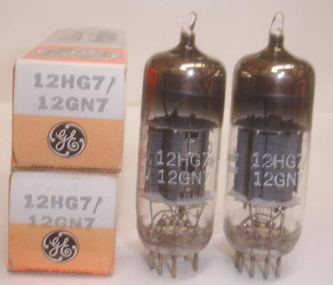 (!) 12HG7=12GN7A GE USA NOS (62ma and 66ma)