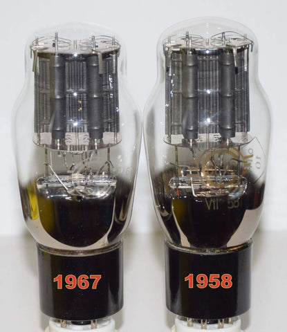 (!!!!) (Recommended Pair) 6C4C=6B4G Russian NOS 1958-1967 (79ma and 85ma) (one of the best sounding 6B4G ever made)