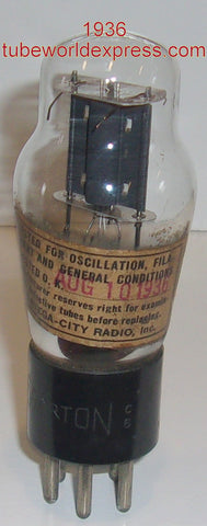 485 Sparton engraved base used/good 1936 (5.5ma)