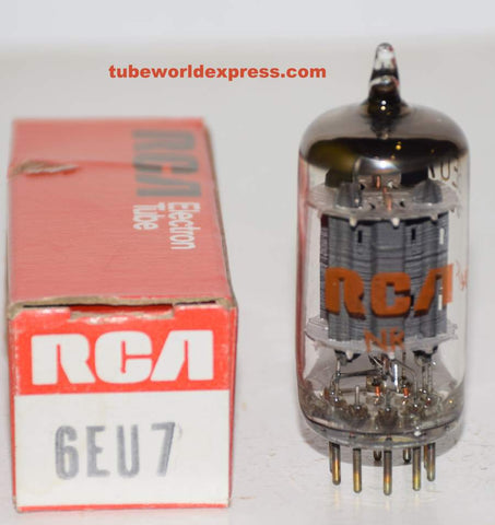(!!) (Recommended Sylvania) 6EU7 Sylvania branded RCA NOS 1970's (68/32 and 76/32)