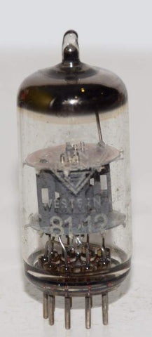 (!!) (Best used single) 12AT7 Telefunken Diamond Bottom used/good early 1960's (9.0ma/9.4ma)