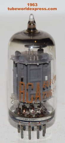 (!!) 5963=12AU7 RCA NOS 1963 (9.2/9.6ma)