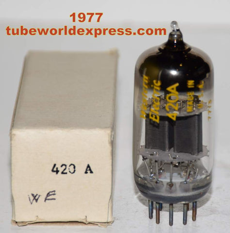 (!!!!) (Best Single) 420A Western Electric NOS 1977 (2.2/2.3ma) 1-2% section balance