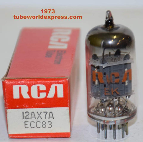 (!!!) (Best Value #2) 12AX7A RCA gray ribbed plates