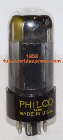(!!) 6V6GT Philco by Sylvania tests like new 1957 (42.2ma)