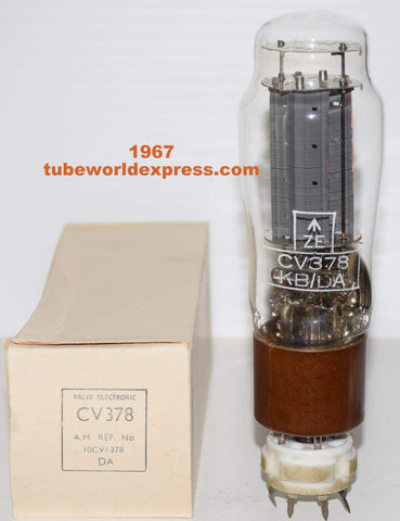 (!!!!) (Recommended Single) CV378=GZ37 Mullard UK NOS 1967 (52/40 and 54/40) 1-3% section balance