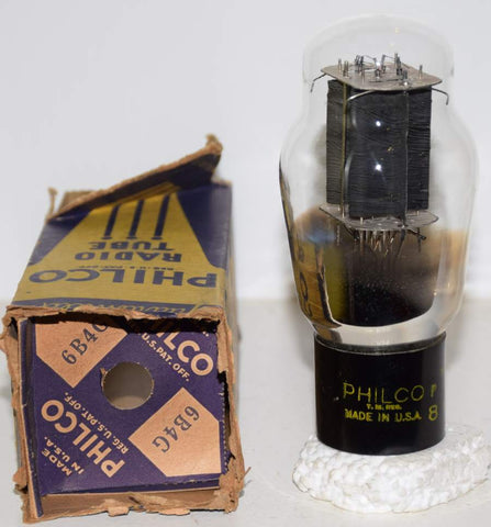 6B4G Philco by Sylvania NOS 1947 (80ma)