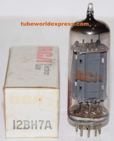 (!!) 12BH7A RCA gray plates used/good 1970 era (8/9ma)