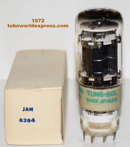(!!!) (Recommended Tungsol Single) JAN-6384 Tungsol NOS 1972 (62ma)