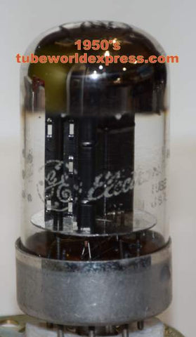 7N7 Sylvania chrome top branded GE low hours/tests like new 1957 (7.4/11.4ma)