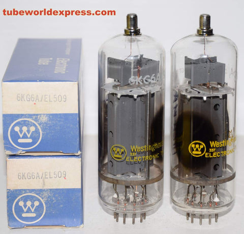 (!!!) (Best Pair) 6KG6A Westinghouse JAPAN NOS original boxes 1973 (157ma and 164ma)